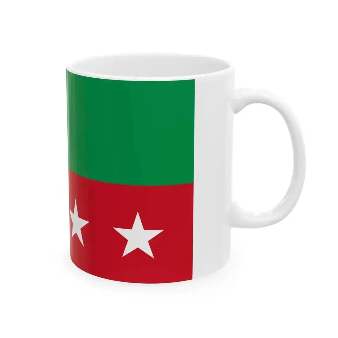 Bandera de Paquisha (Ecuador) White Coffee Mug - Go Mug Yourself