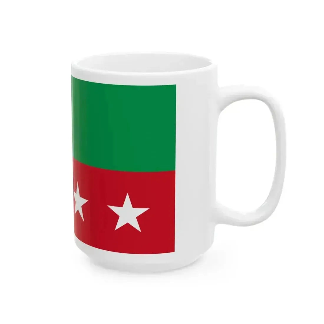 Bandera de Paquisha (Ecuador) White Coffee Mug - Go Mug Yourself