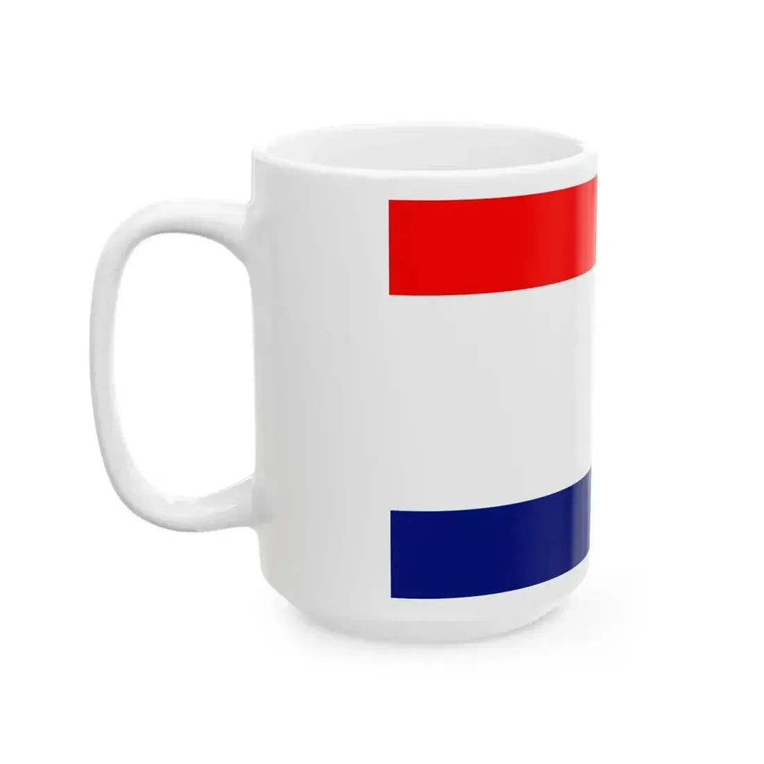 Bandera de Paraguay 15 08 1811 (Paraguay) White Coffee Mug - Go Mug Yourself