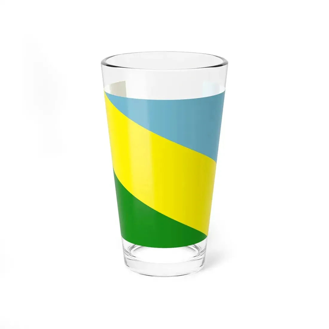 Bandera de Pimampiro (Ecuador) Pint Glass 16oz 16oz - Go Mug Yourself