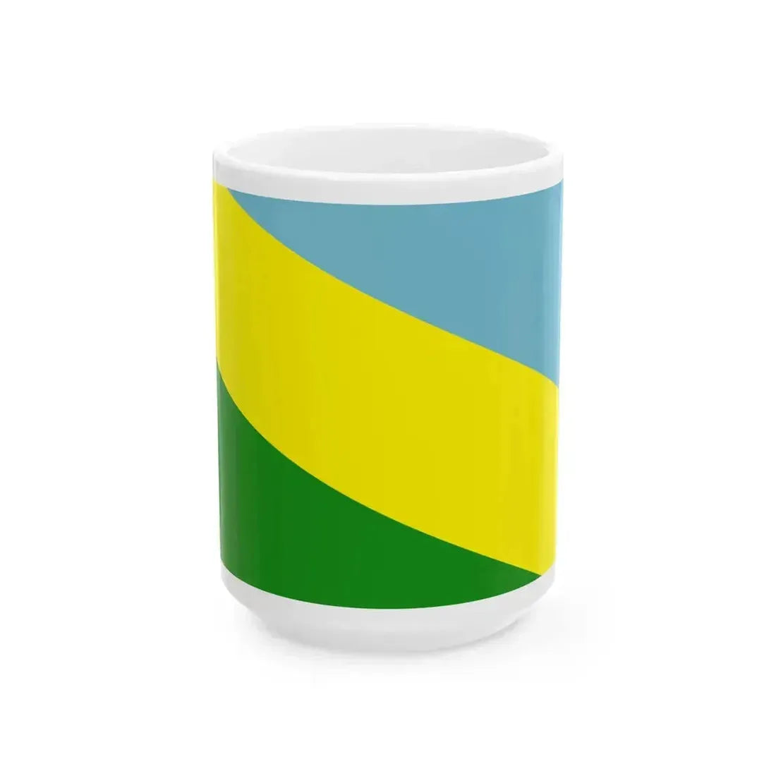 Bandera de Pimampiro (Ecuador) White Coffee Mug 15oz - Go Mug Yourself