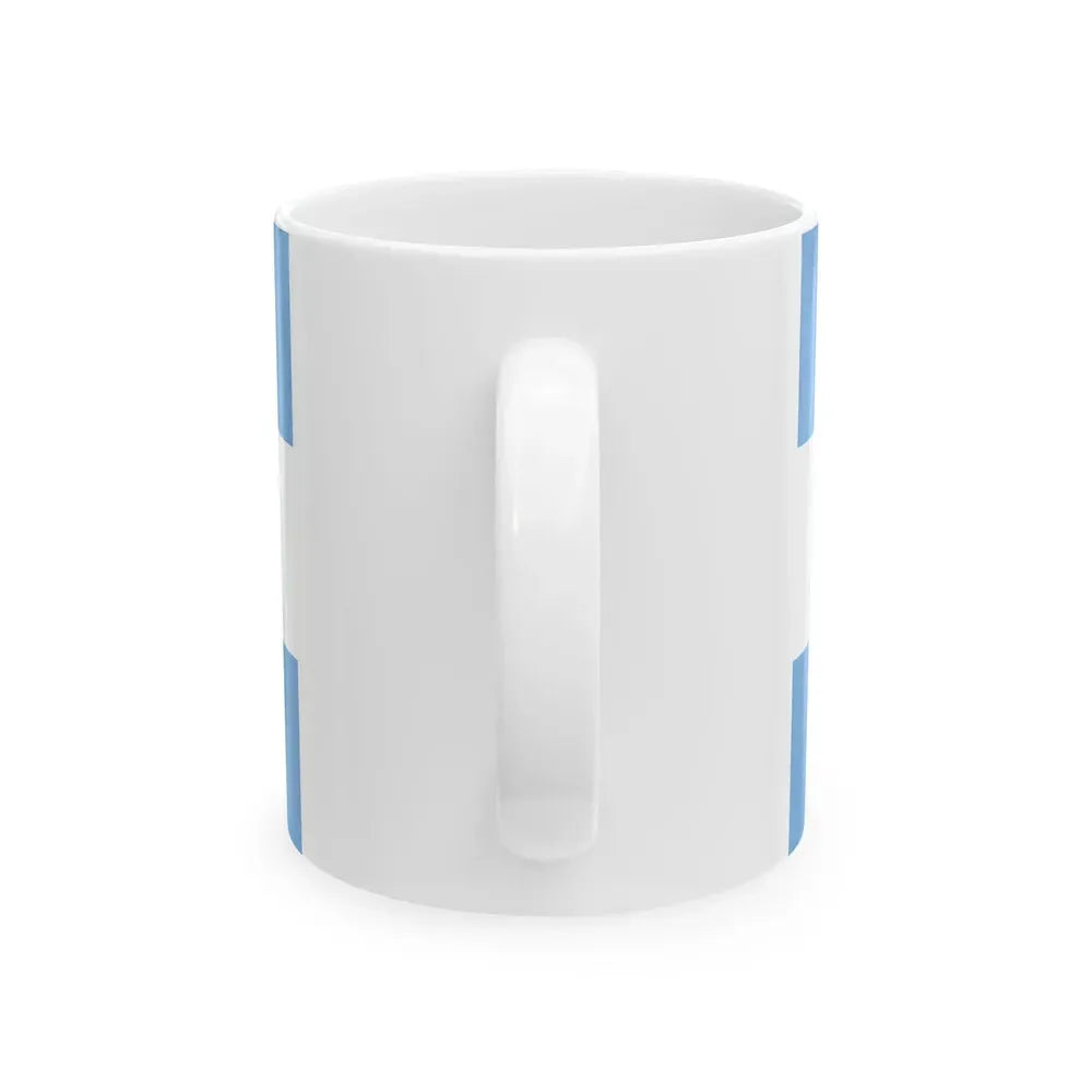 Bandera de Pococi (Costa Rica) White Coffee Mug - Go Mug Yourself