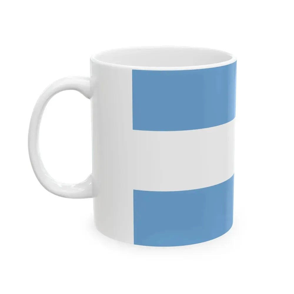 Bandera de Pococi (Costa Rica) White Coffee Mug - Go Mug Yourself