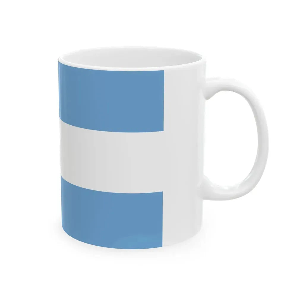 Bandera de Pococi (Costa Rica) White Coffee Mug - Go Mug Yourself