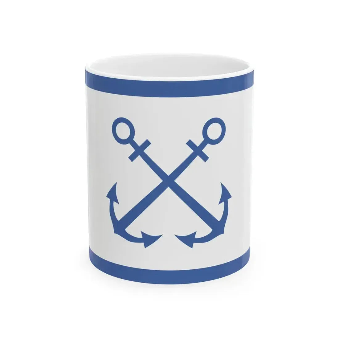 Bandera de Prefectura Naval Argentina (Argentina) White Coffee Mug 11oz - Go Mug Yourself