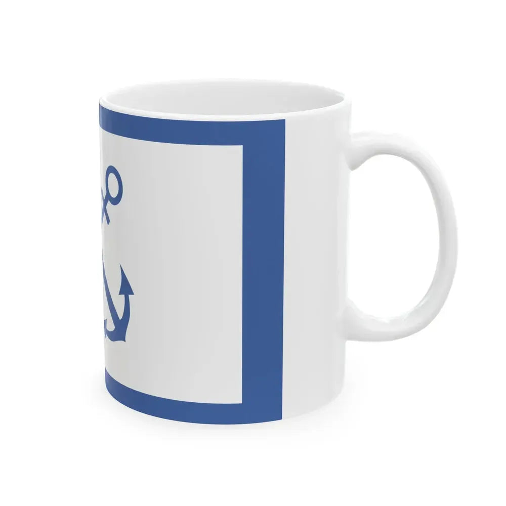 Bandera de Prefectura Naval Argentina (Argentina) White Coffee Mug - Go Mug Yourself