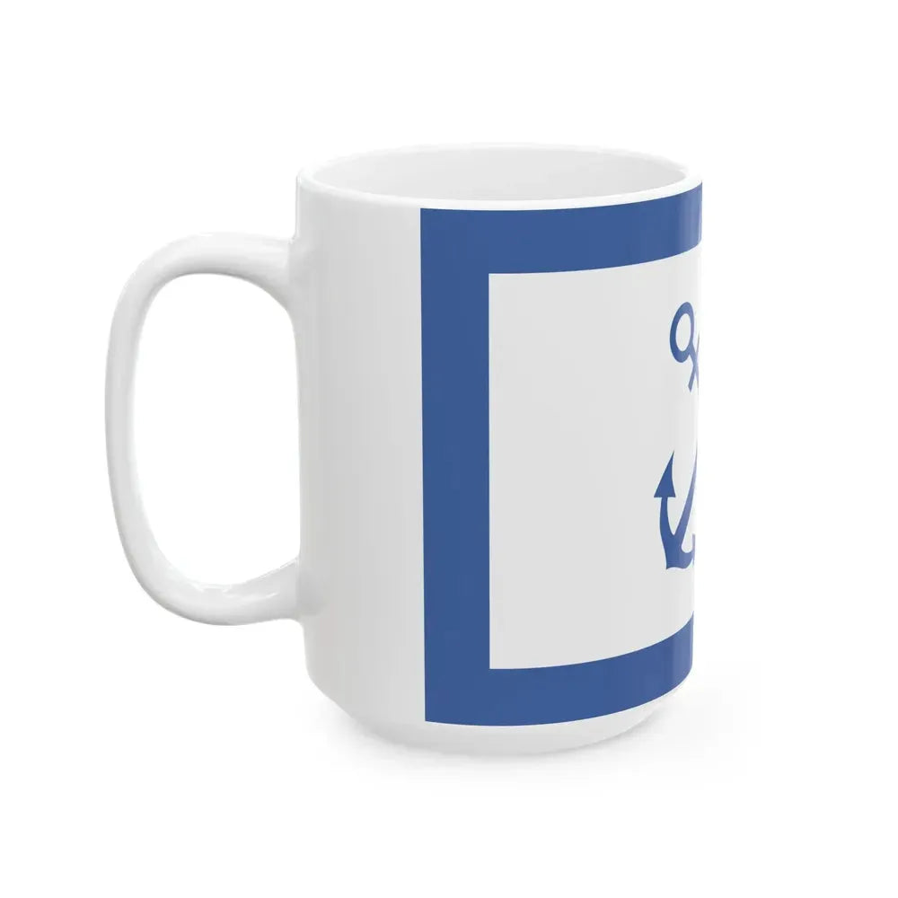 Bandera de Prefectura Naval Argentina (Argentina) White Coffee Mug - Go Mug Yourself