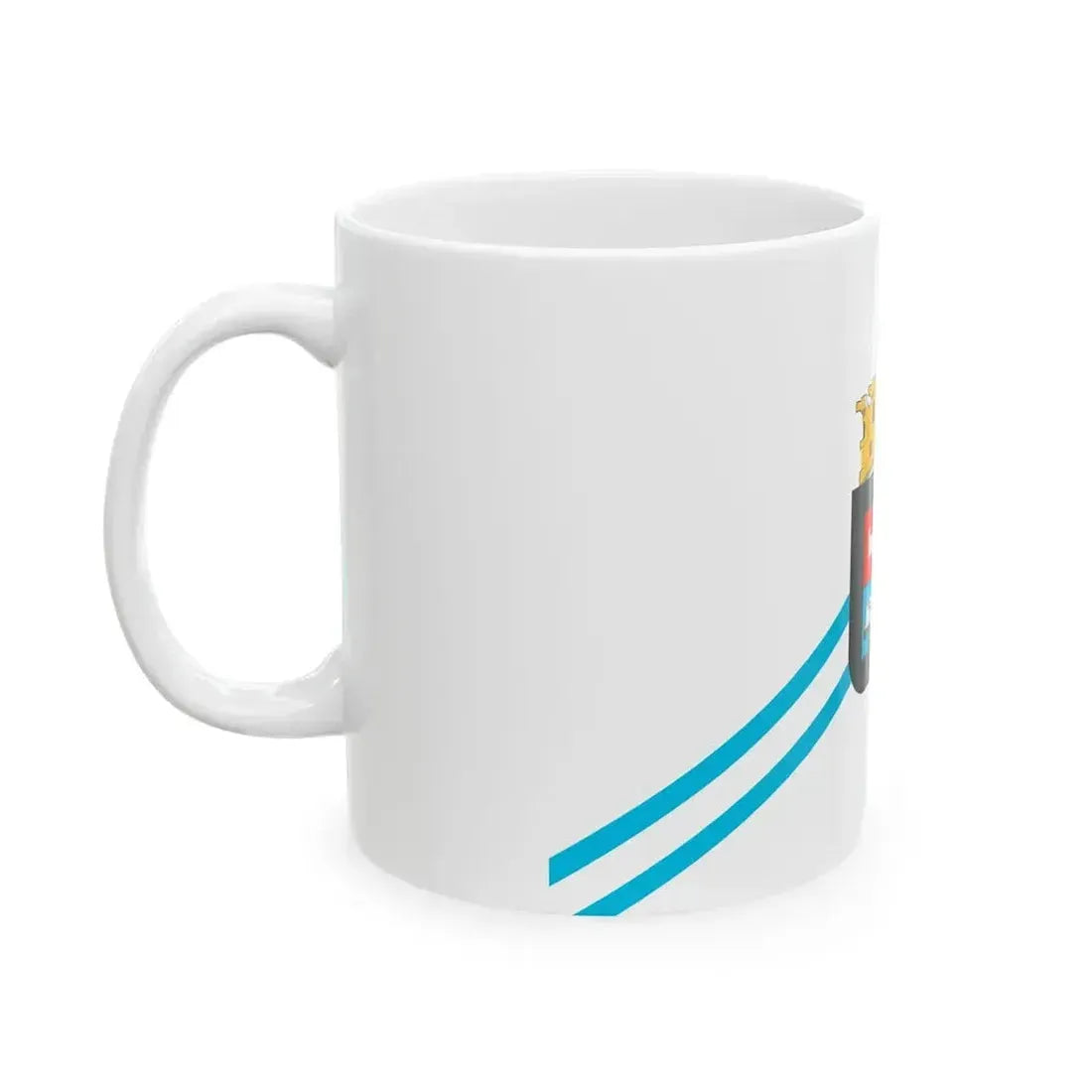 Bandera de Puerto Cortes (Honduras) White Coffee Mug - Go Mug Yourself