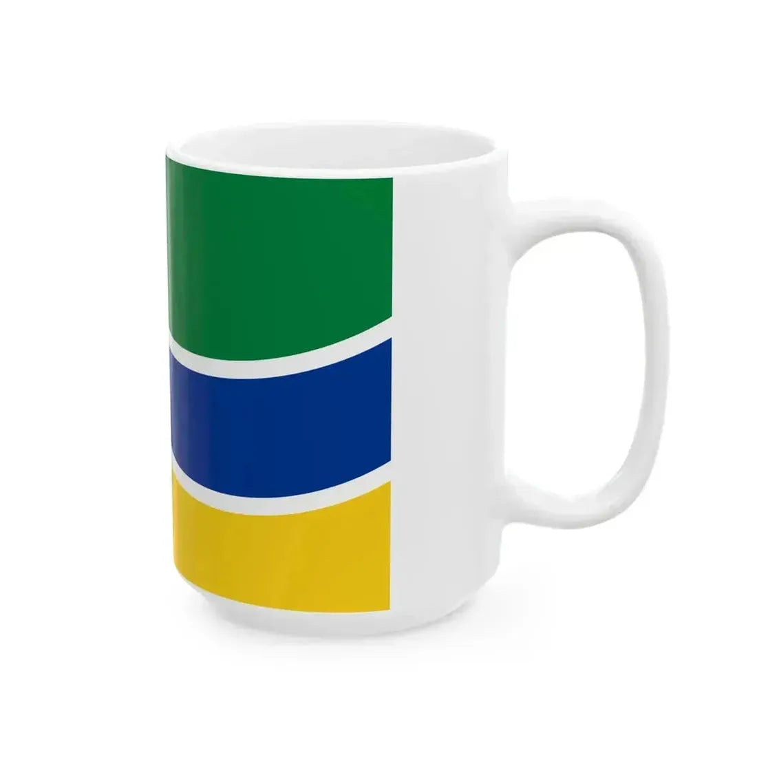 Bandera de Puyo (Ecuador) White Coffee Mug - Go Mug Yourself