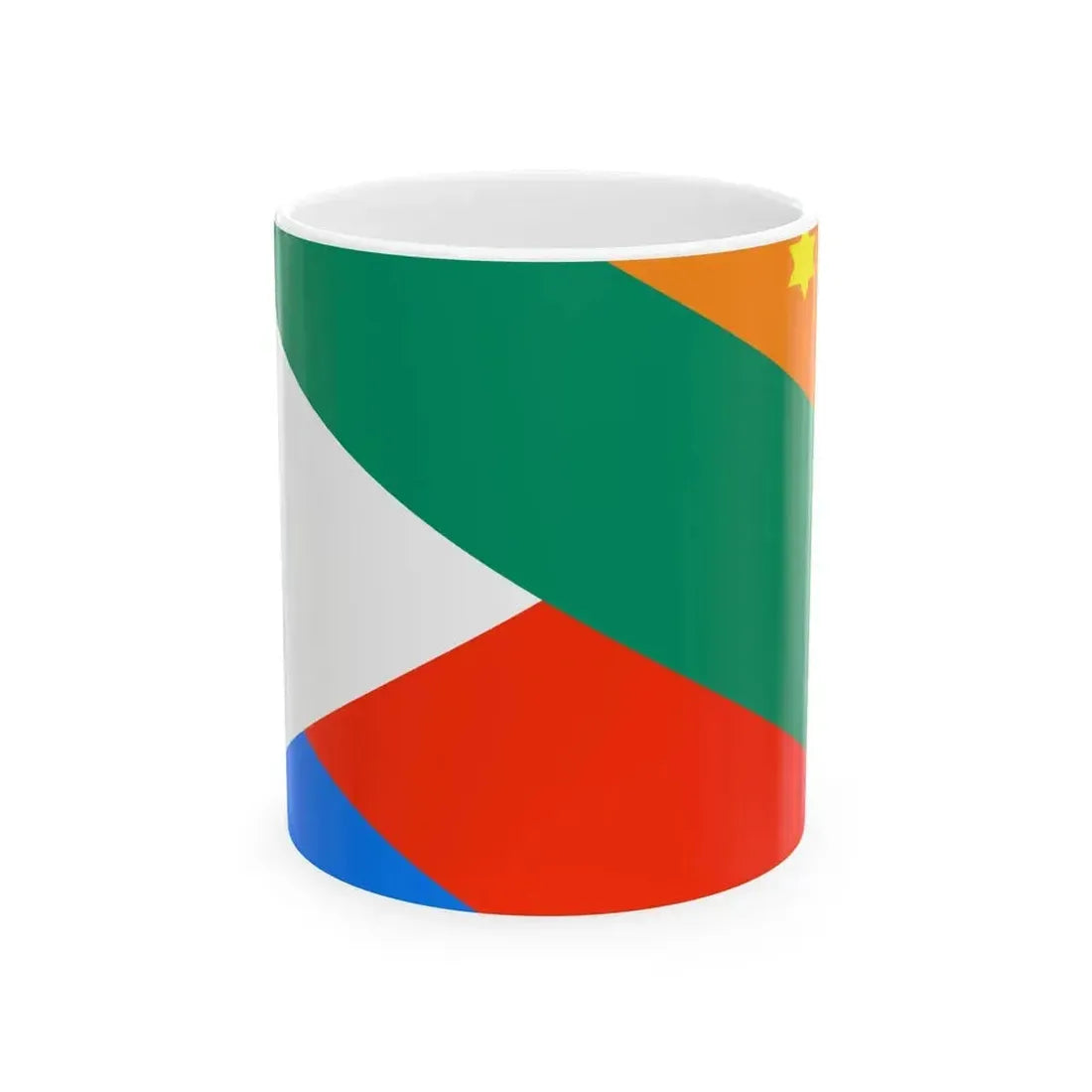 Bandera de Quepos Costa Rica (Costa Rica) White Coffee Mug 11oz - Go Mug Yourself
