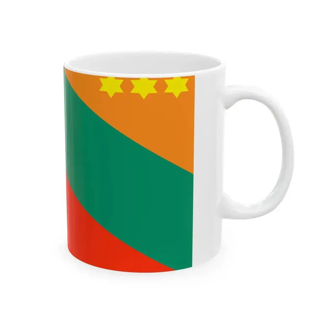 Bandera de Quepos Costa Rica (Costa Rica) White Coffee Mug - Go Mug Yourself