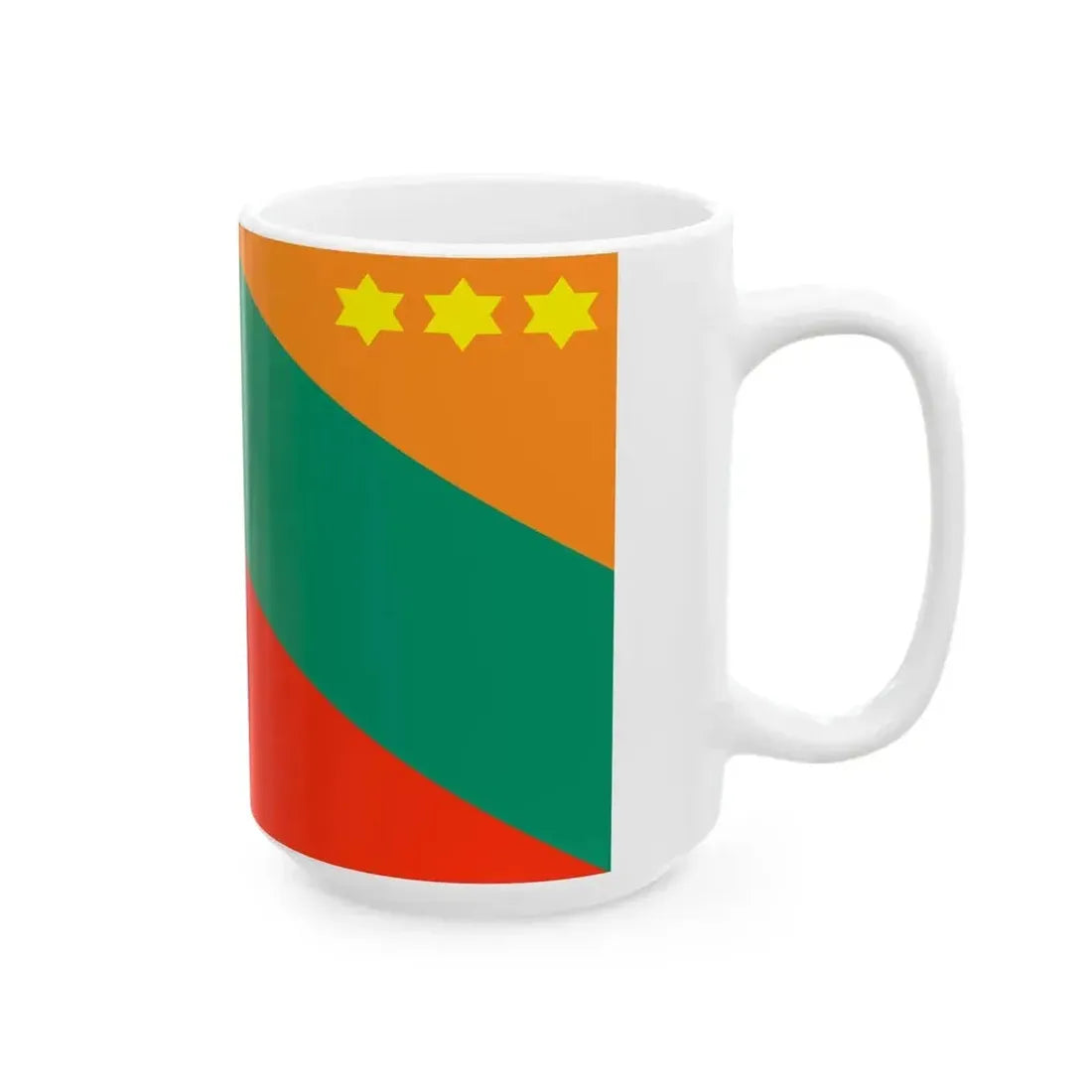 Bandera de Quepos Costa Rica (Costa Rica) White Coffee Mug - Go Mug Yourself