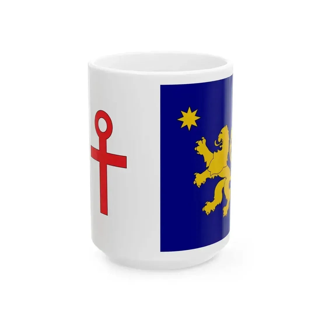 Bandera de Quirihue (Chile) White Coffee Mug 15oz - Go Mug Yourself