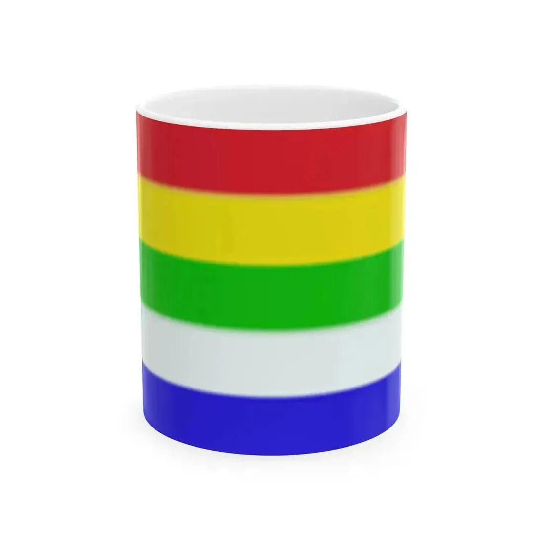 Bandera de Rajashtan (India) White Coffee Mug 11oz - Go Mug Yourself