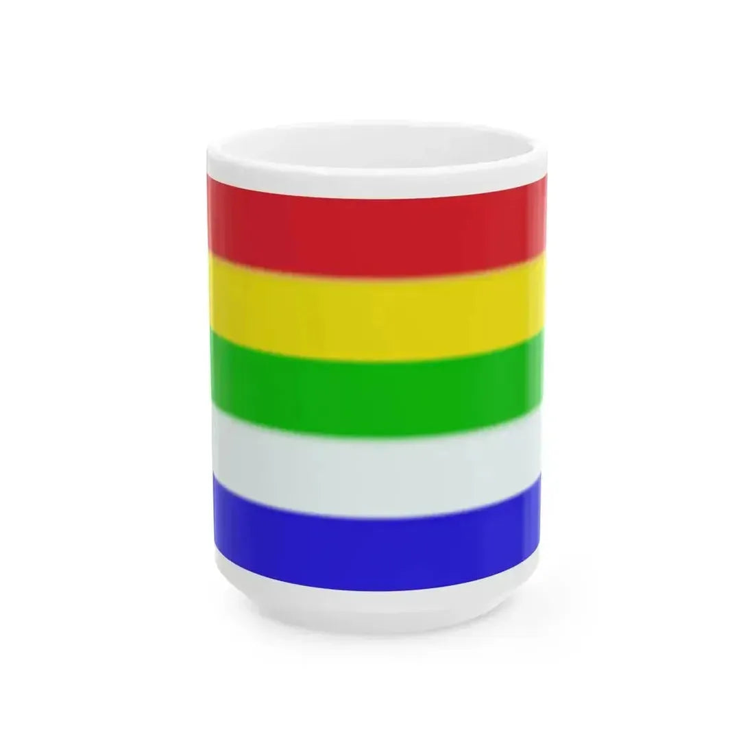 Bandera de Rajashtan (India) White Coffee Mug 15oz - Go Mug Yourself