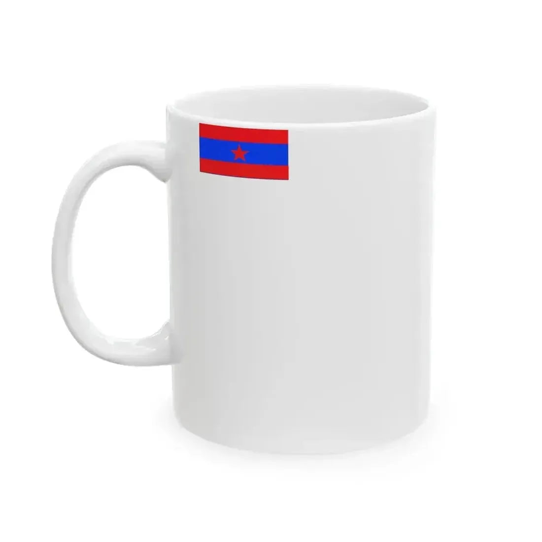 Bandera de Rizgari kurds dIrak (Iraq) White Coffee Mug - Go Mug Yourself