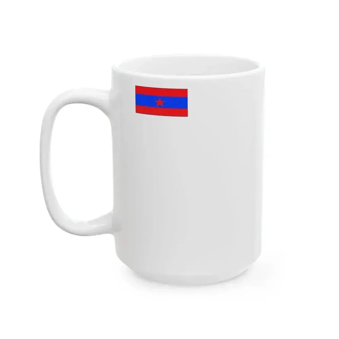 Bandera de Rizgari kurds dIrak (Iraq) White Coffee Mug - Go Mug Yourself