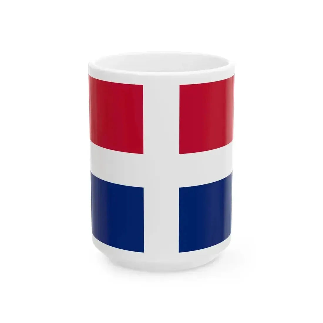 Bandera de Samos (Greece) White Coffee Mug 15oz - Go Mug Yourself