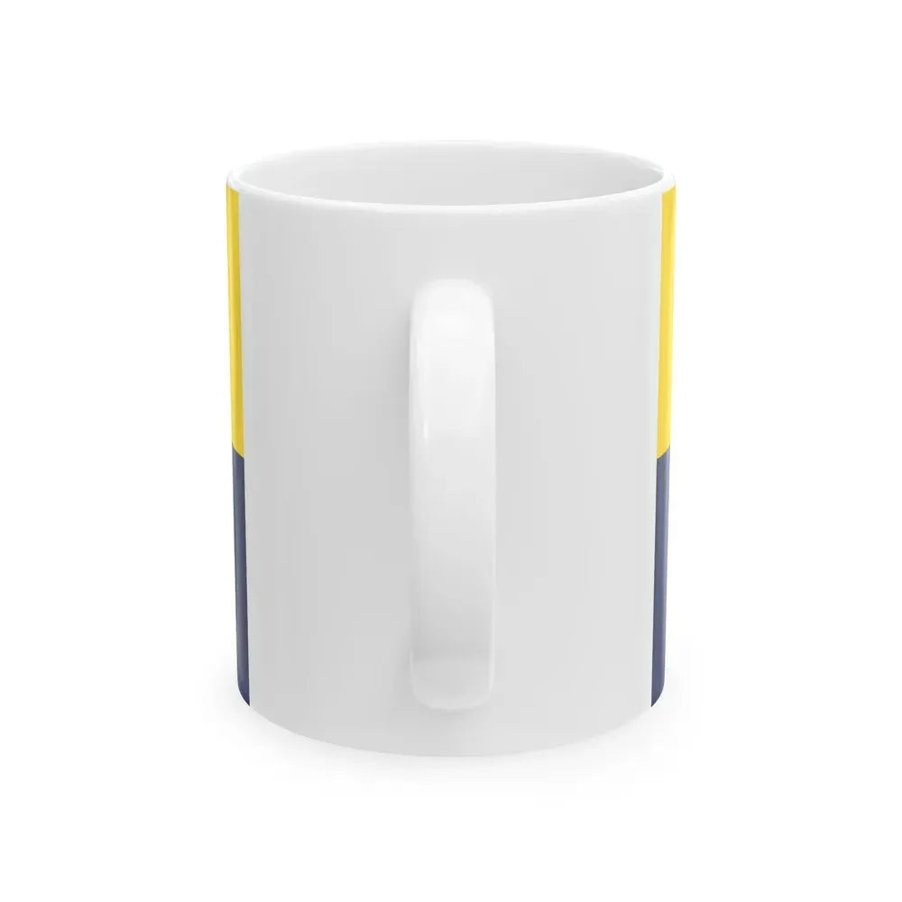 Bandera de San Isidro Costa Rica (Costa Rica) White Coffee Mug - Go Mug Yourself