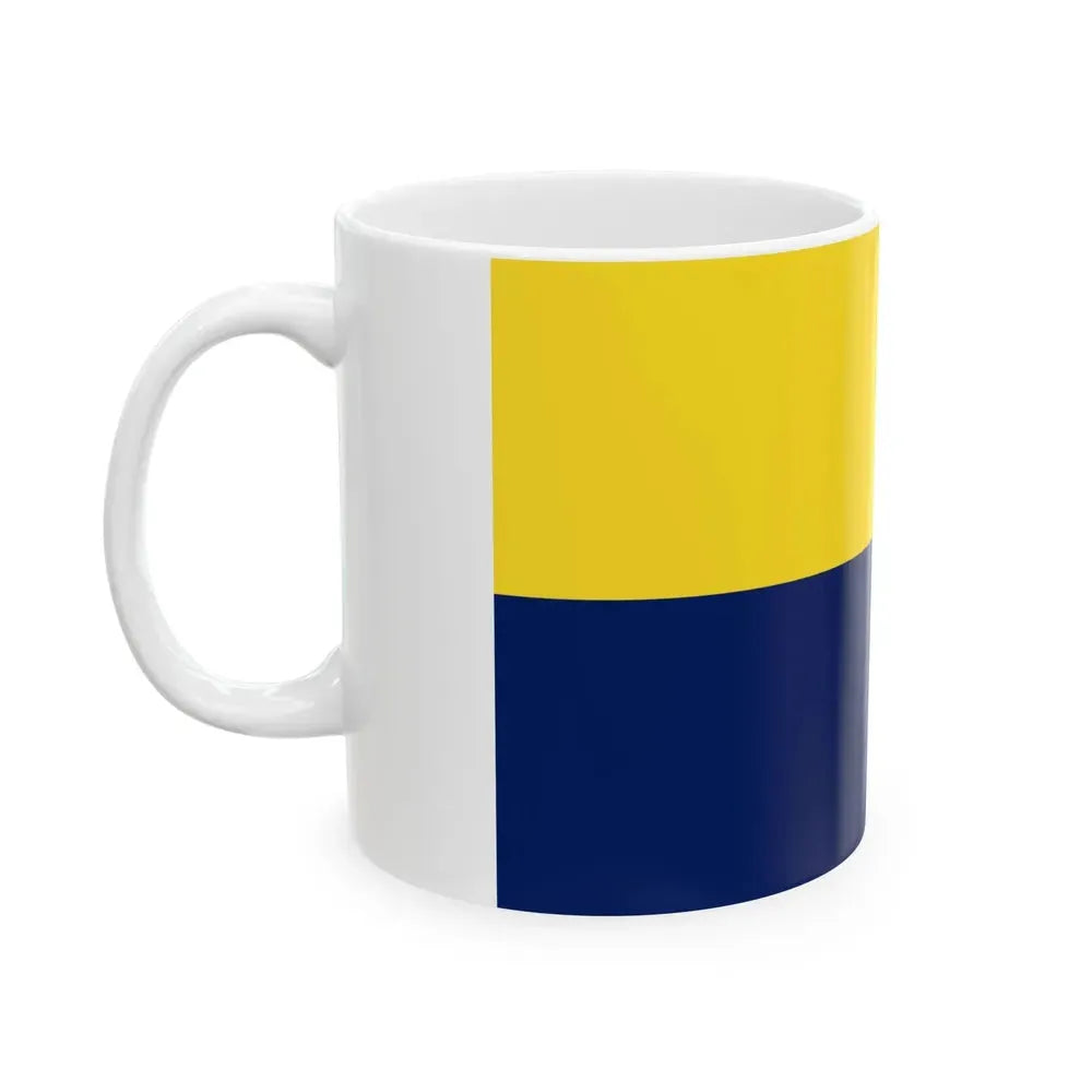 Bandera de San Isidro Costa Rica (Costa Rica) White Coffee Mug - Go Mug Yourself