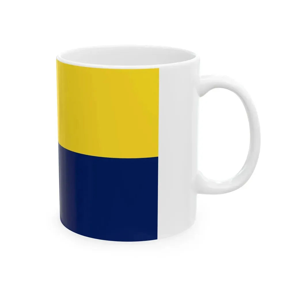 Bandera de San Isidro Costa Rica (Costa Rica) White Coffee Mug - Go Mug Yourself
