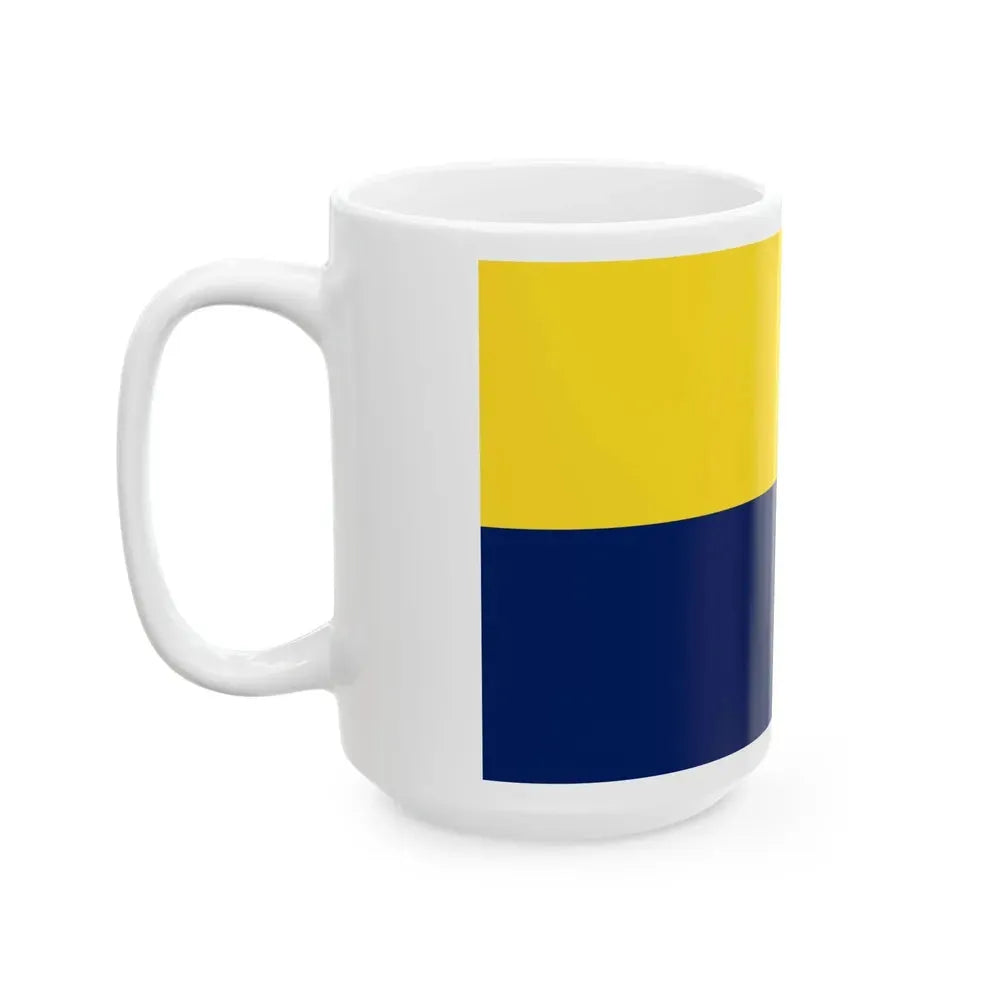 Bandera de San Isidro Costa Rica (Costa Rica) White Coffee Mug - Go Mug Yourself