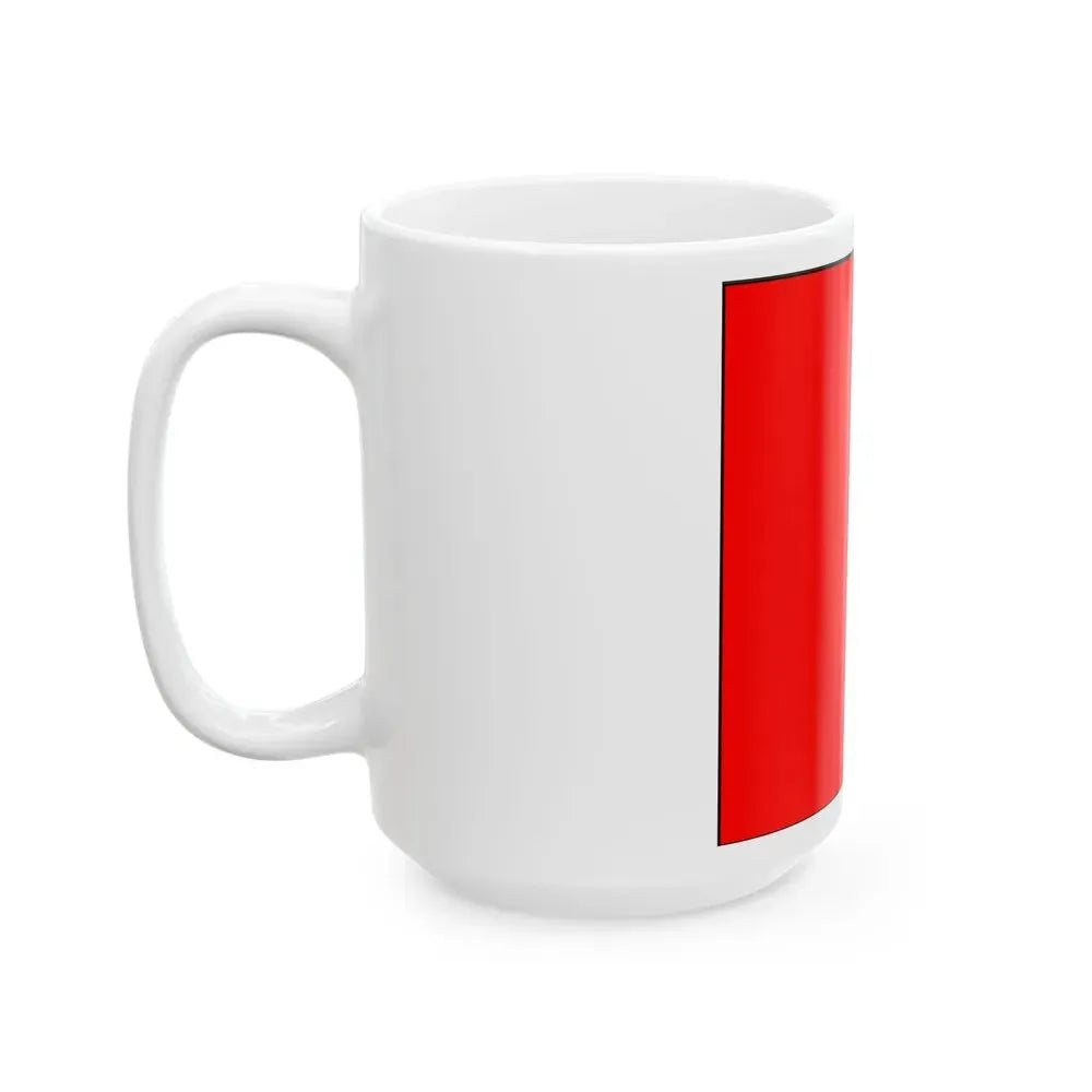 Bandera de San Juan de los Remedios 1845 (Cuba) White Coffee Mug - Go Mug Yourself