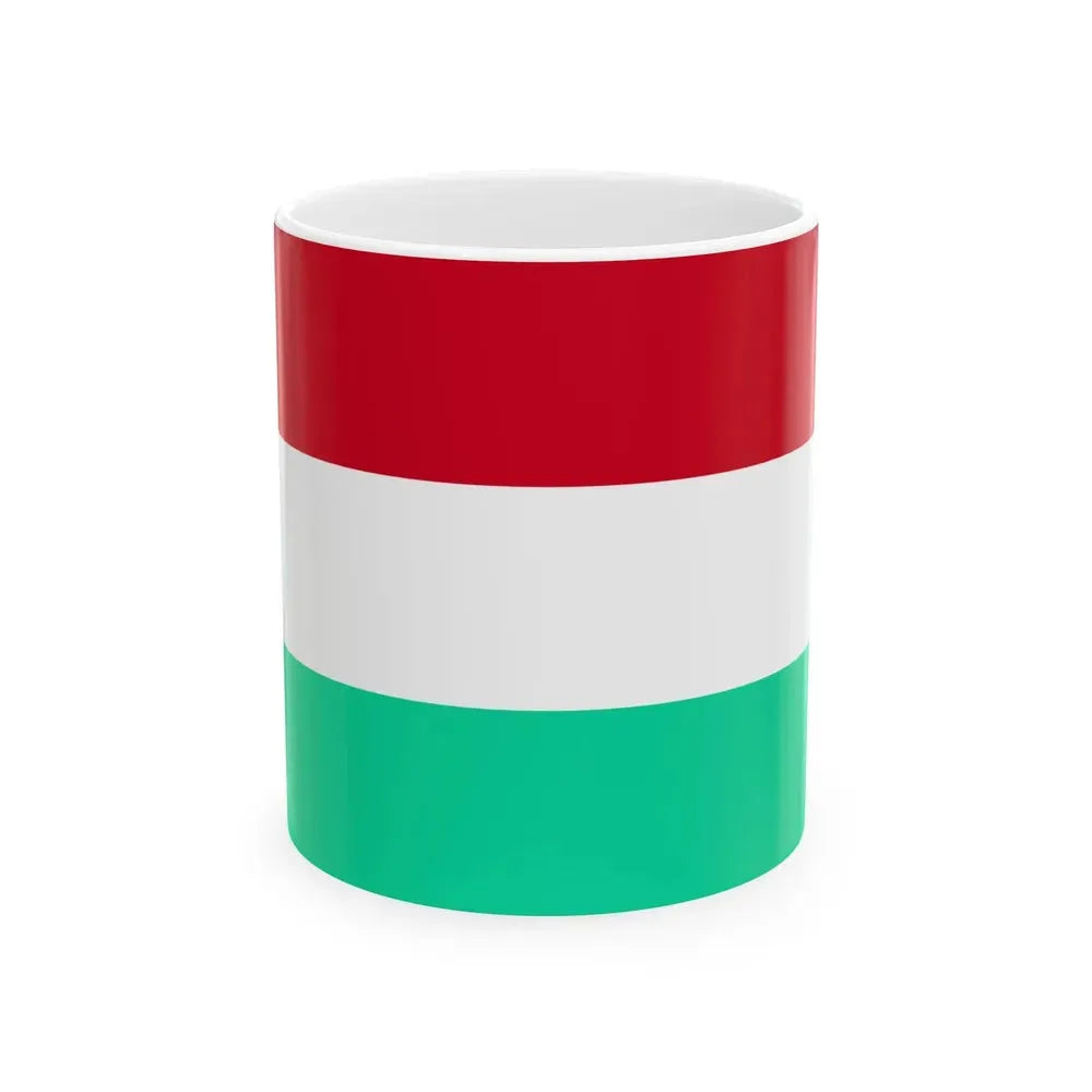 Bandera de San Rafael Costa Rica (Costa Rica) White Coffee Mug 11oz - Go Mug Yourself