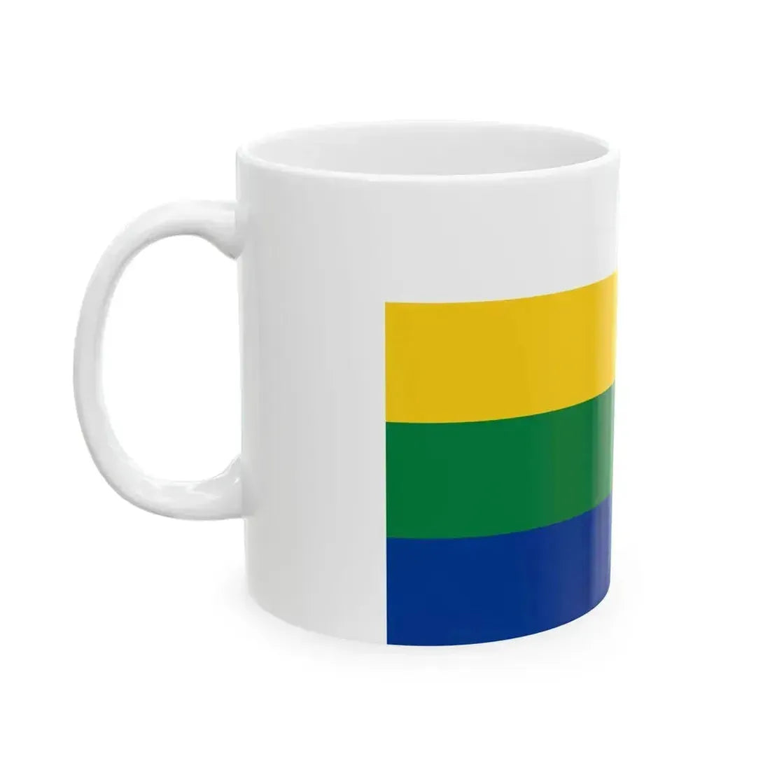 Bandera de Santa Cruz (Ecuador) White Coffee Mug - Go Mug Yourself