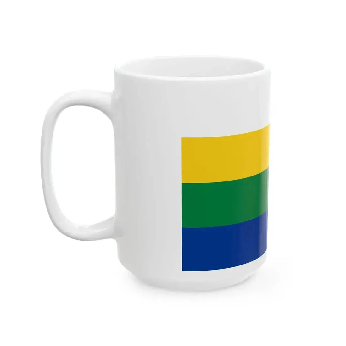 Bandera de Santa Cruz (Ecuador) White Coffee Mug - Go Mug Yourself