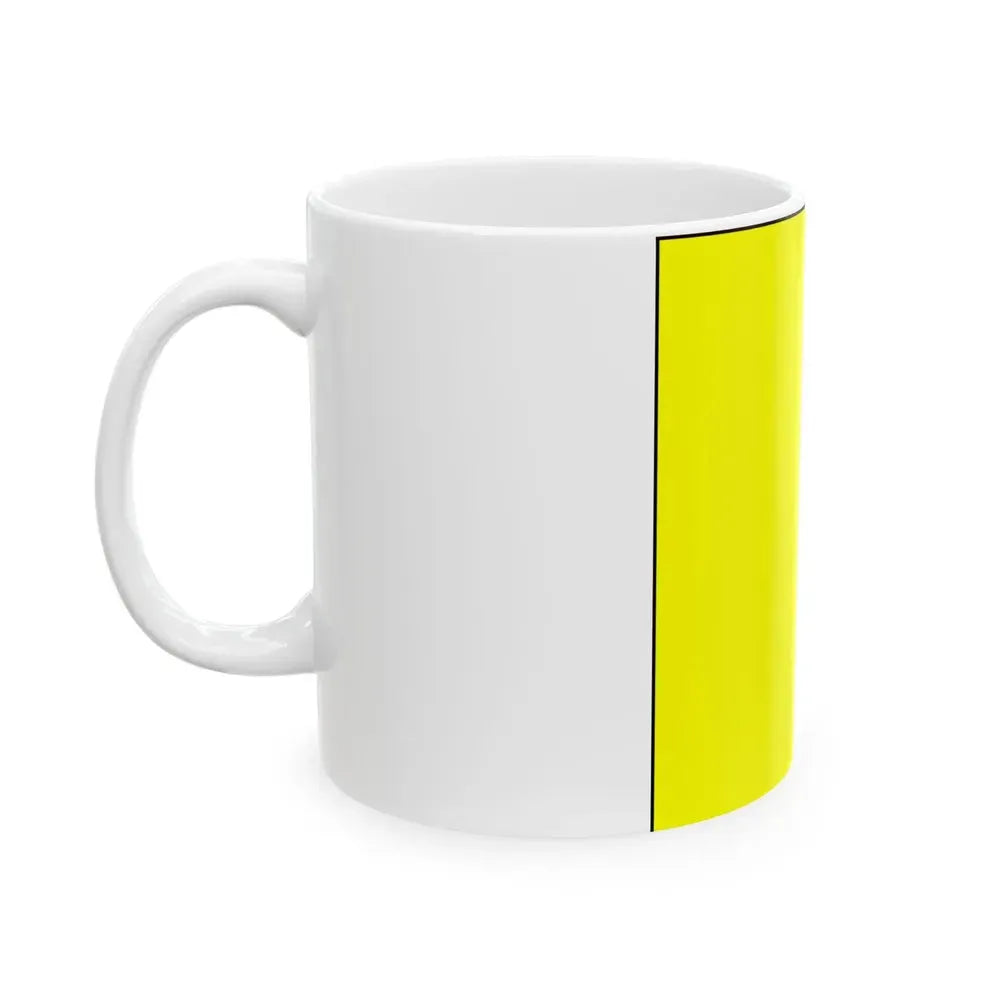 Bandera de Santiago de Cuba 1845 (Cuba) White Coffee Mug - Go Mug Yourself