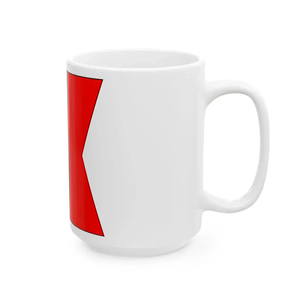 Bandera de Santiago de Cuba 1845 (Cuba) White Coffee Mug - Go Mug Yourself