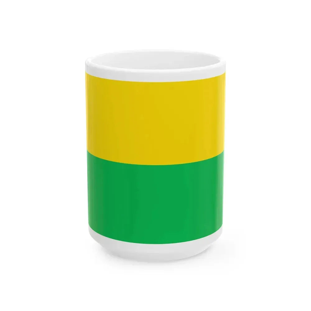 Bandera de Siquirres (Costa Rica) White Coffee Mug 15oz - Go Mug Yourself