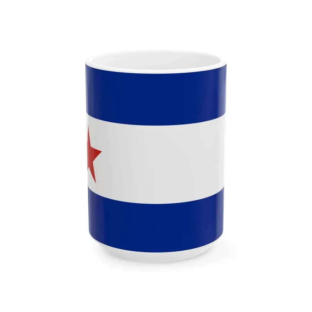 Bandera de Trinidad Cuba (Cuba) White Coffee Mug 15oz - Go Mug Yourself