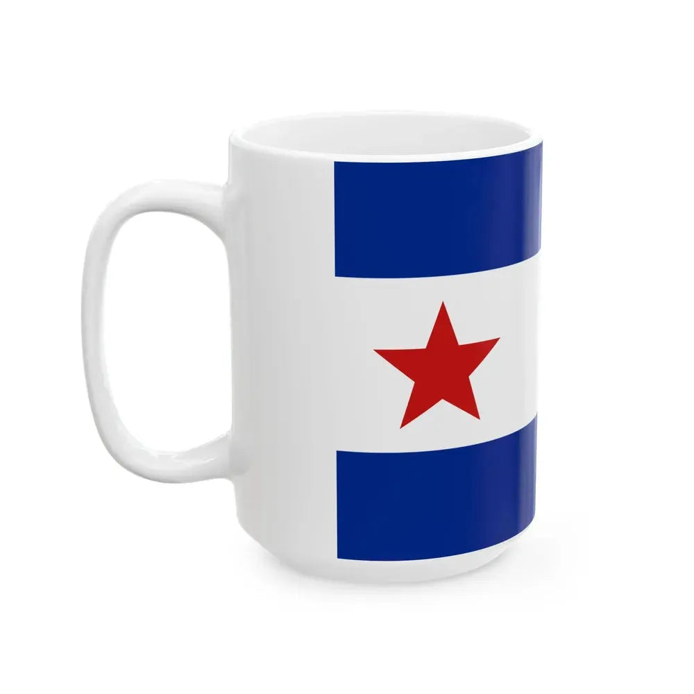 Bandera de Trinidad Cuba (Cuba) White Coffee Mug - Go Mug Yourself
