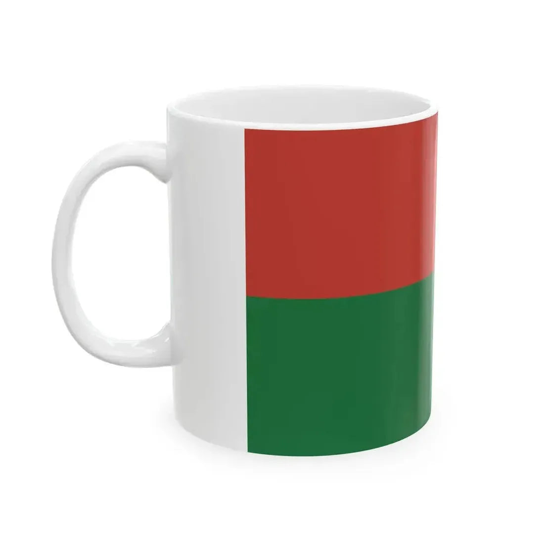 Bandera de Tucurrique Costa Rica (Costa Rica) White Coffee Mug - Go Mug Yourself