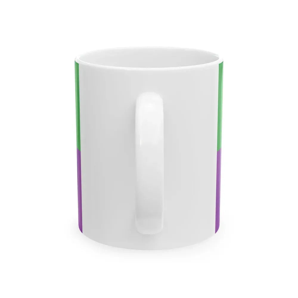 Bandera de Turrialba (Costa Rica) White Coffee Mug - Go Mug Yourself