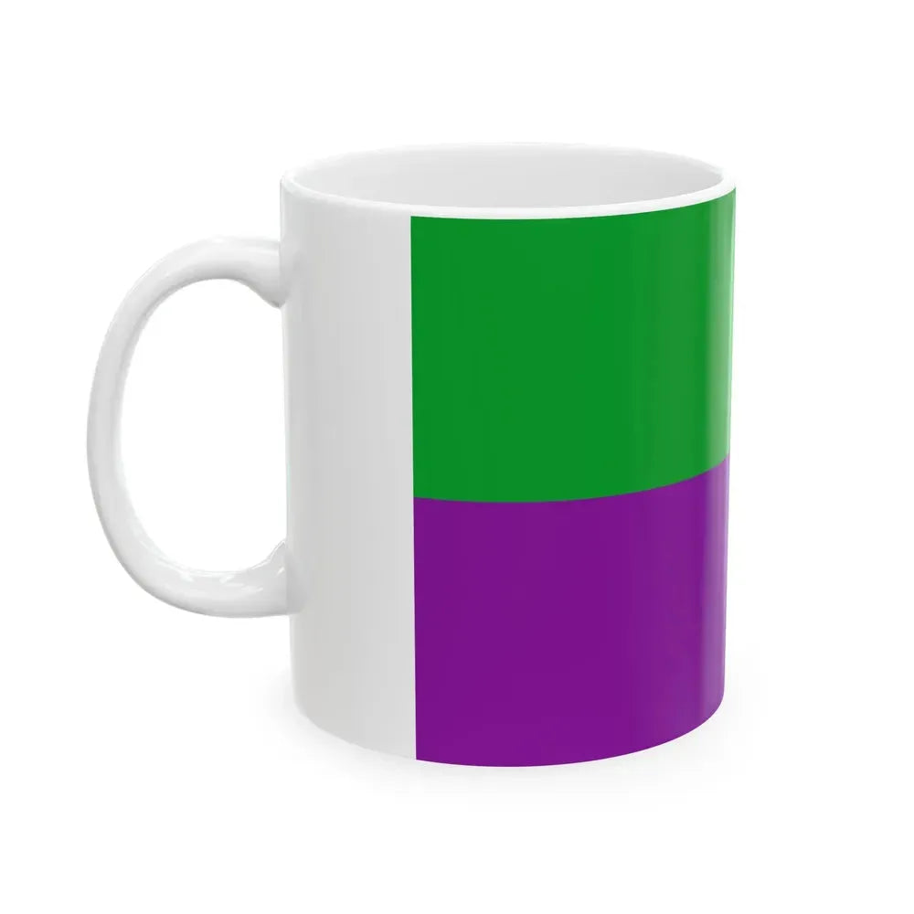 Bandera de Turrialba (Costa Rica) White Coffee Mug - Go Mug Yourself