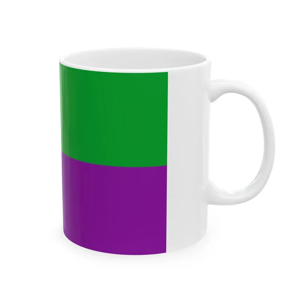 Bandera de Turrialba (Costa Rica) White Coffee Mug - Go Mug Yourself