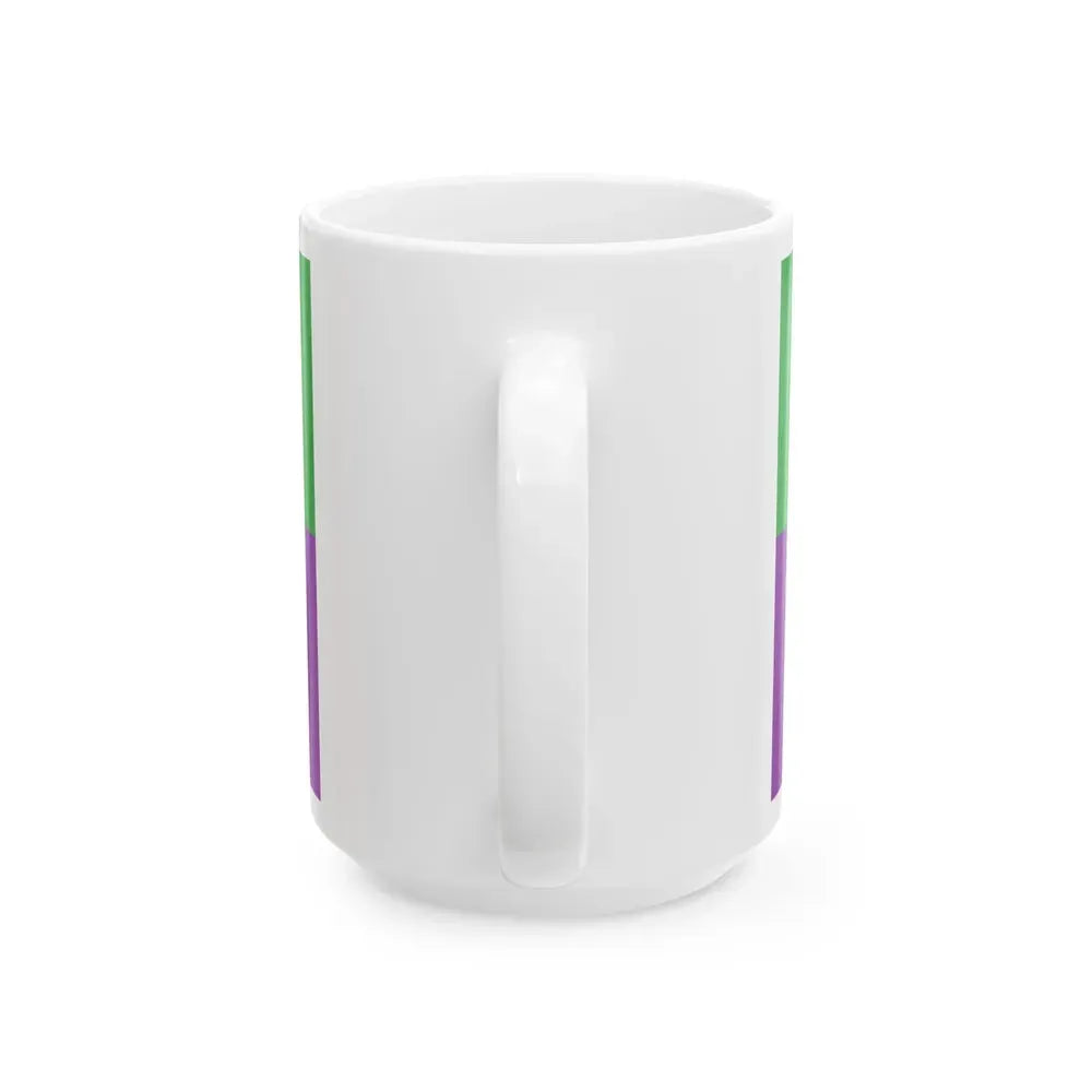 Bandera de Turrialba (Costa Rica) White Coffee Mug - Go Mug Yourself