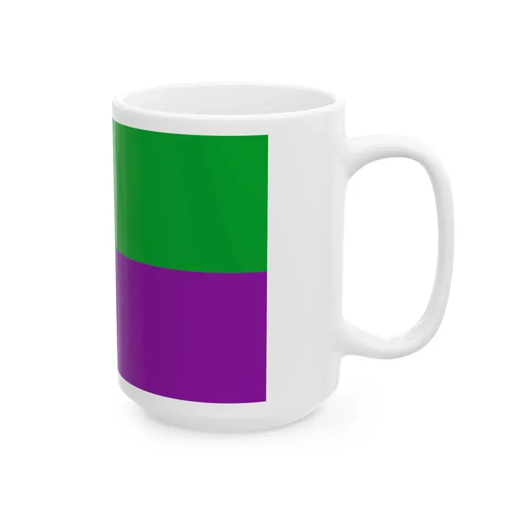 Bandera de Turrialba (Costa Rica) White Coffee Mug - Go Mug Yourself