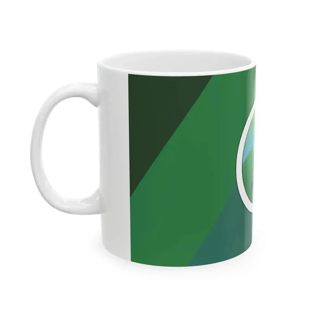 Bandera de Turrubares Costa Rica (Costa Rica) White Coffee Mug - Go Mug Yourself