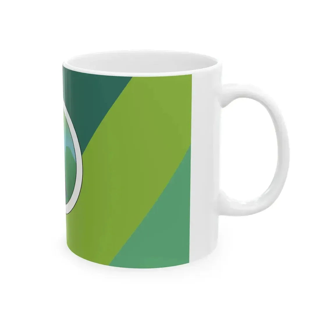 Bandera de Turrubares Costa Rica (Costa Rica) White Coffee Mug - Go Mug Yourself