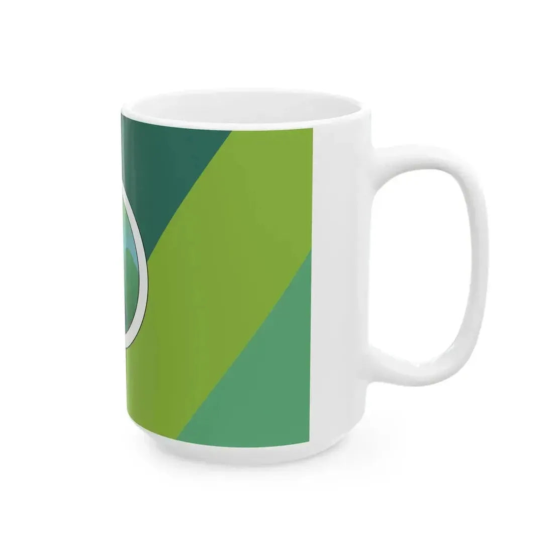 Bandera de Turrubares Costa Rica (Costa Rica) White Coffee Mug - Go Mug Yourself