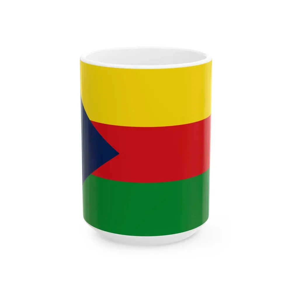 Bandera de Upala (Costa Rica) White Coffee Mug 15oz - Go Mug Yourself
