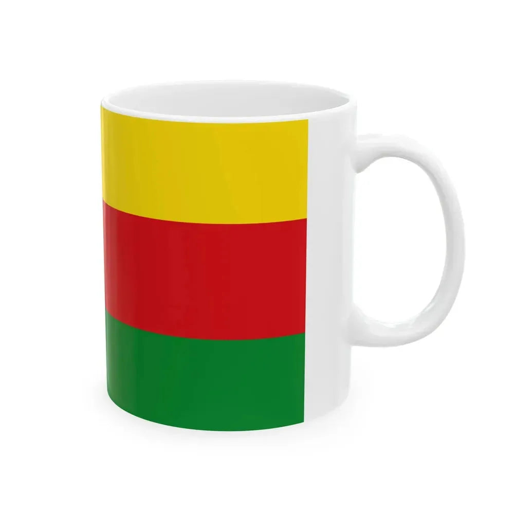 Bandera de Upala (Costa Rica) White Coffee Mug - Go Mug Yourself