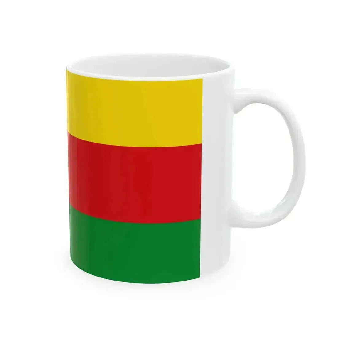 Bandera de Upala (Costa Rica) White Coffee Mug - Go Mug Yourself