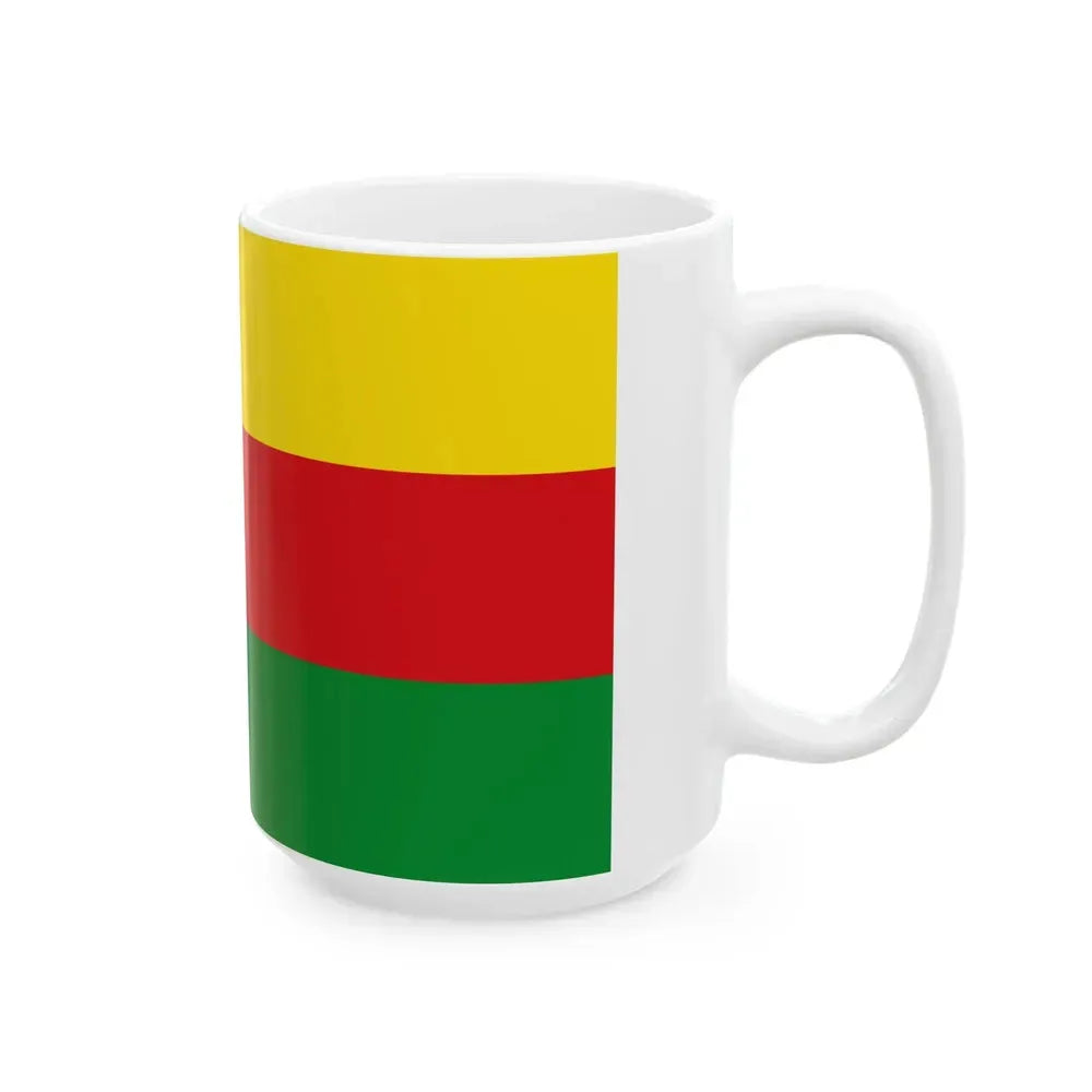 Bandera de Upala (Costa Rica) White Coffee Mug - Go Mug Yourself