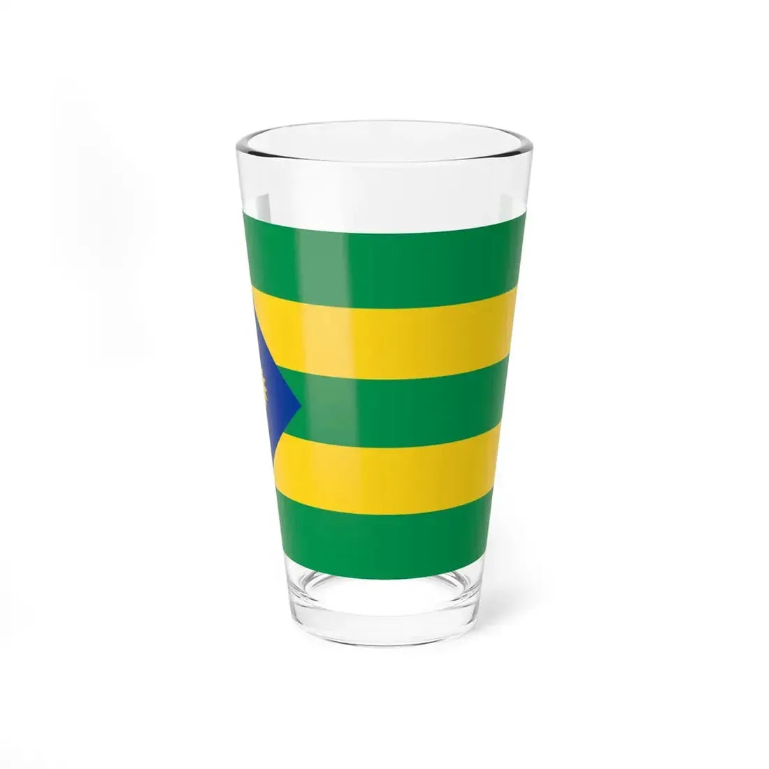 Bandera de Valencia (Ecuador) Pint Glass 16oz 16oz - Go Mug Yourself
