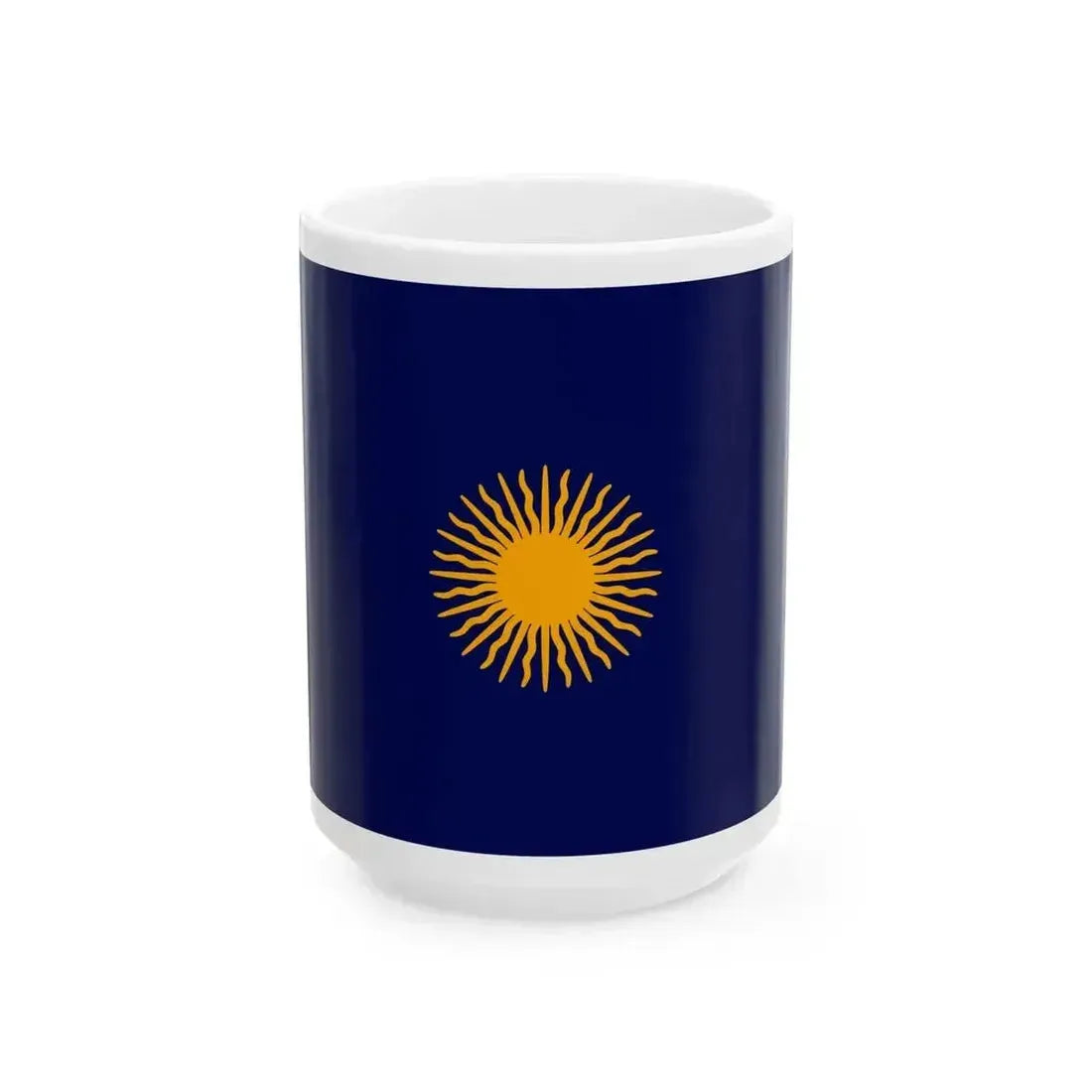 Bandera de William Miller Tacna-Peru 1820 (Peru) White Coffee Mug 15oz - Go Mug Yourself